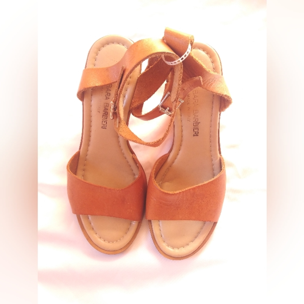 Barbara barbieri Wedges Brown, Size 6, Great condition, made in Italy